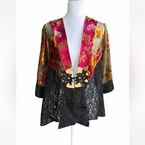 Spencer Alexis kimono style 90s blouse
